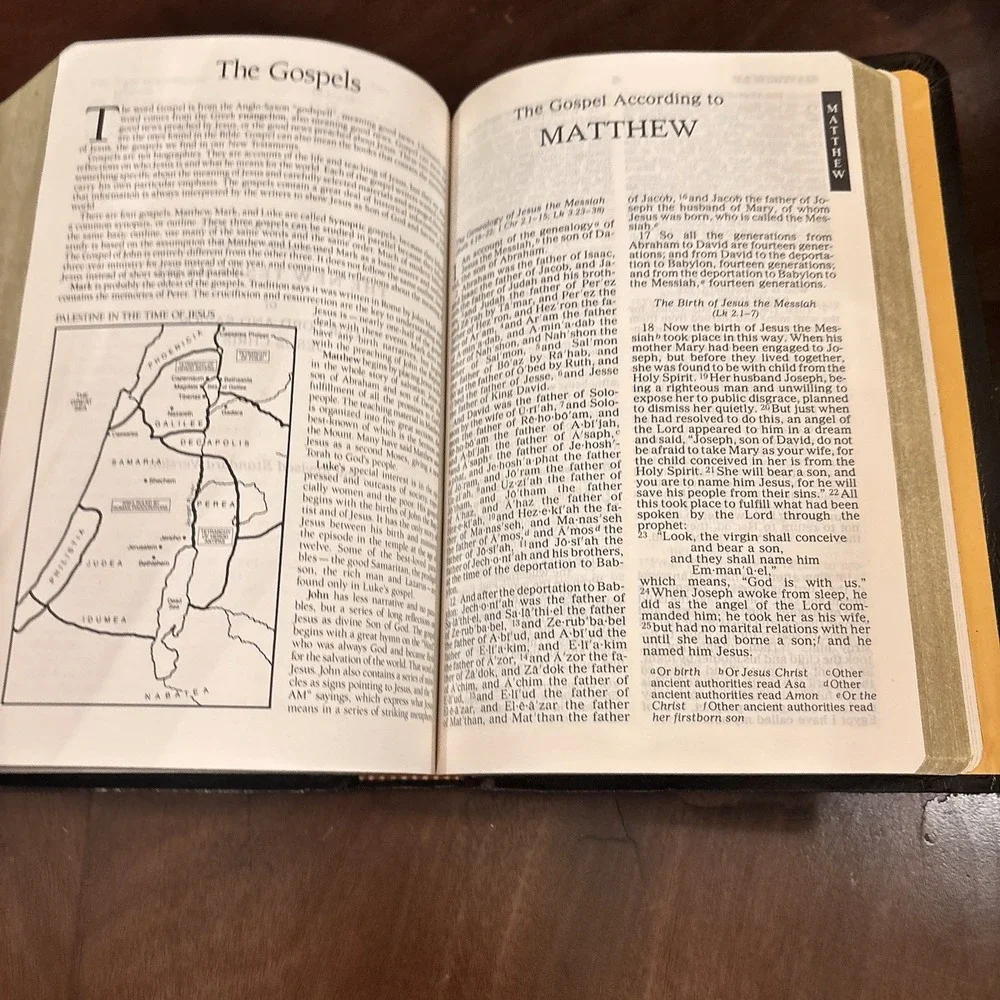 Holy Bible NRSV New Revised Standard Version Cokesbury Black Letter Concordance